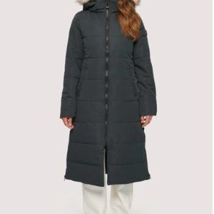Noize Winter Maxi Parka in Spruce
